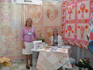 Laurie Bird and her Daughter...Isn't her booth cute!!!